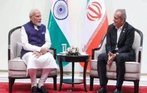 PM Modi Pezeshkian Meeting