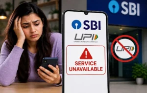 SBI UPI maintenance alert