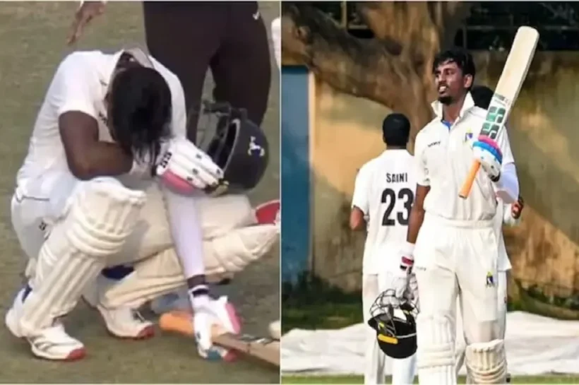 Abhishek Porel emotional century
