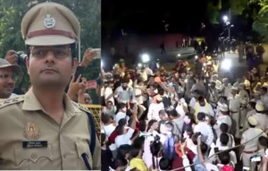 ACP Vivek Bhagat, Woman journalist misbehavior Jantar Mantar