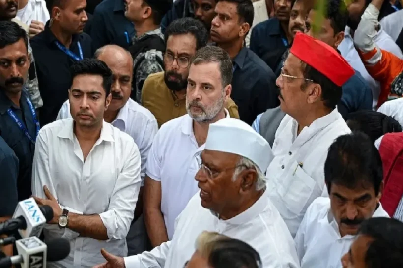 Rahul Gandhi SIR protest