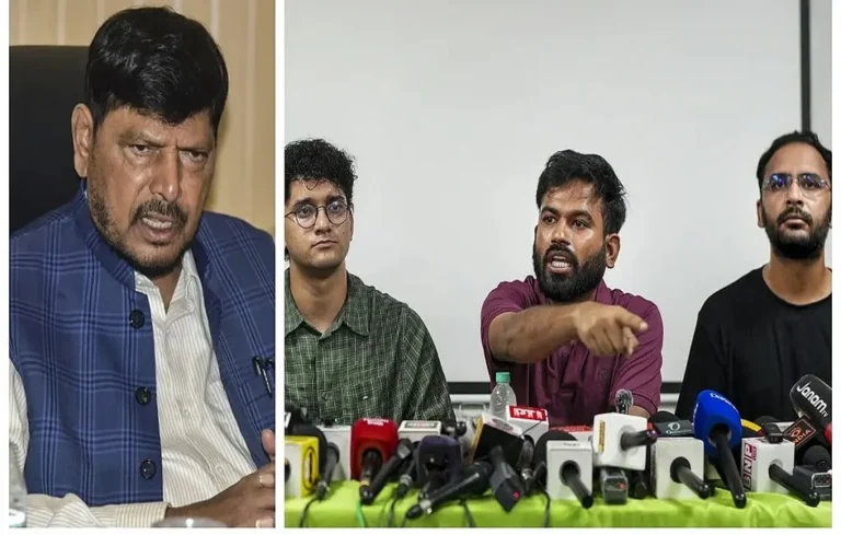 ज्ञानेश कुमार के पीछे क्यों पड़े हो, छात्रों के लिए लड़ो… रामदास आठवले की CJP को दो टूक| Ramdas Athawale on CJP protest Ramdas Athawale on CJP protest