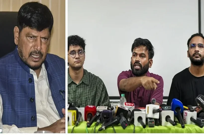 Ramdas Athawale on CJP protest